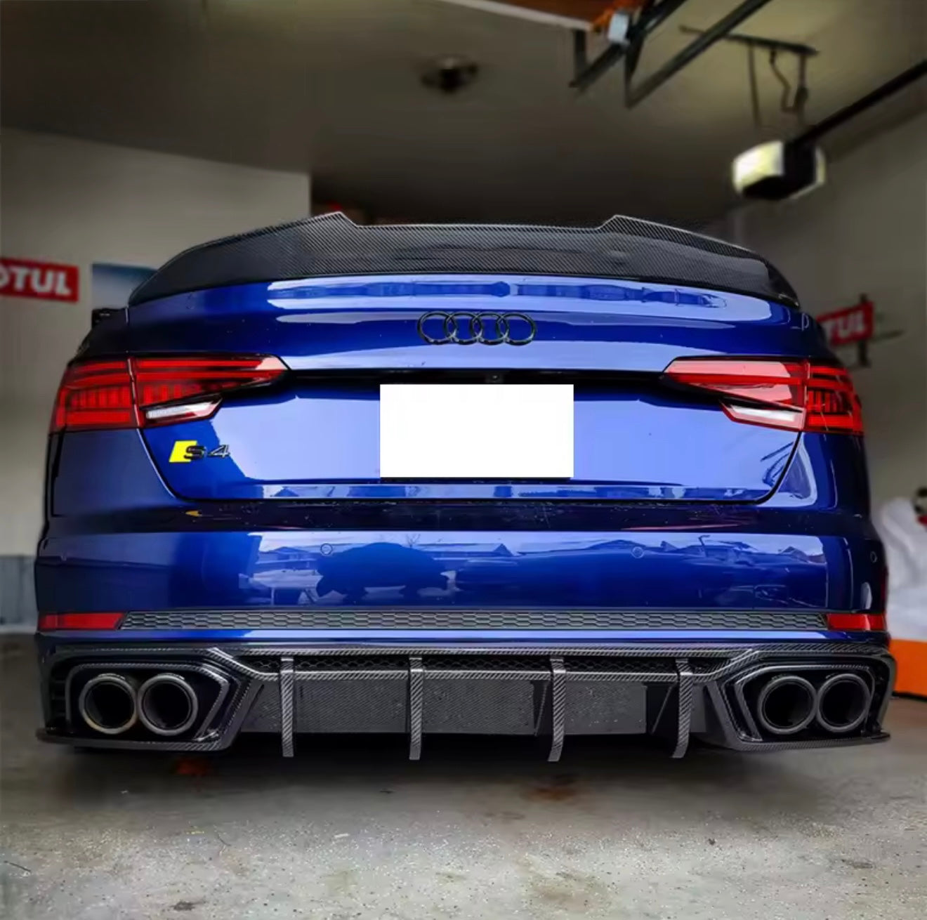 AUDI A4/S4 B9 B9.5 Sedan Carbon Rear Spoiler 2016-2024
