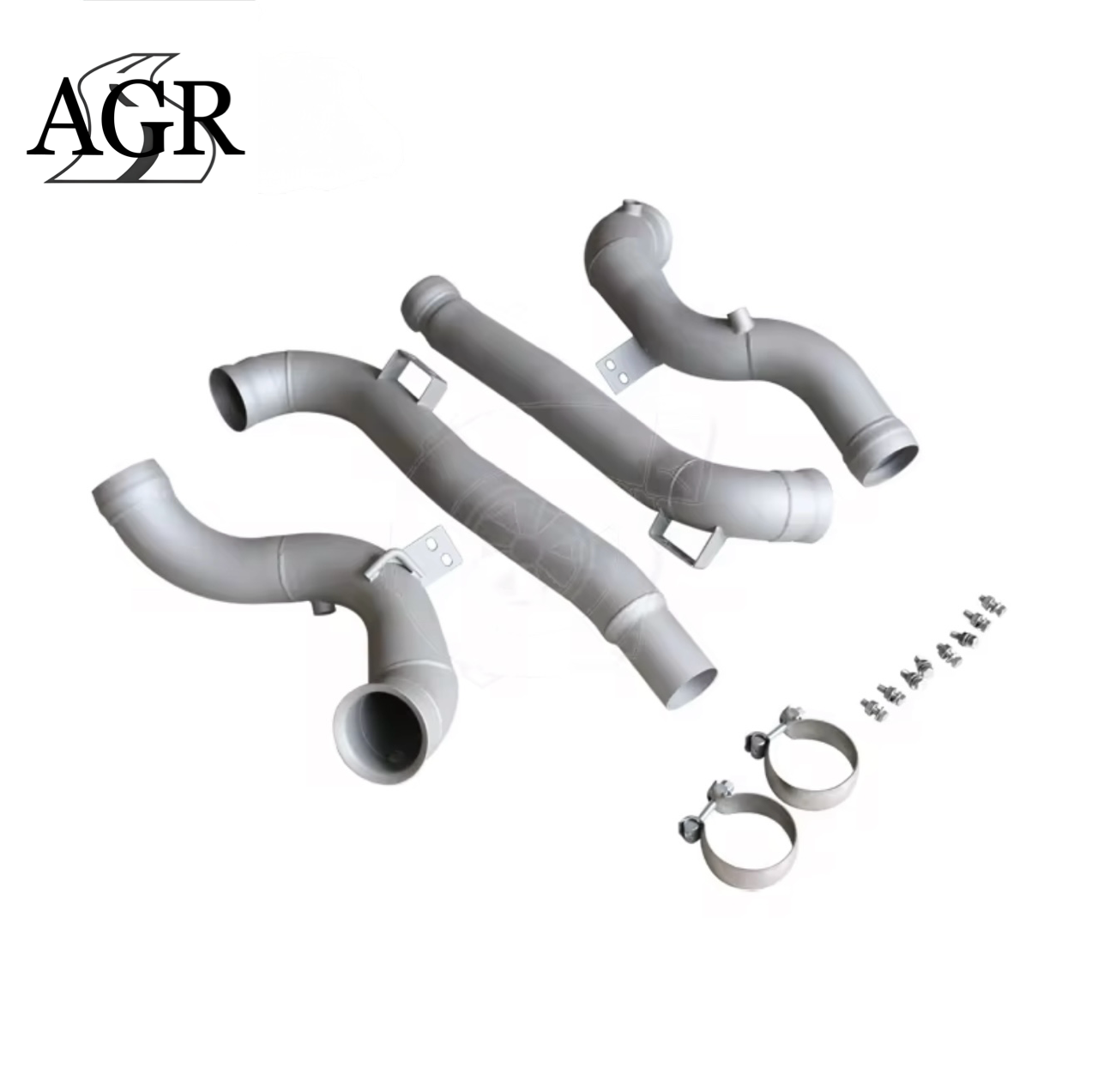 AGR CATLESS DOWNPIPE CERAMIC COATED - AMG GT/GTC/GTS/GTR