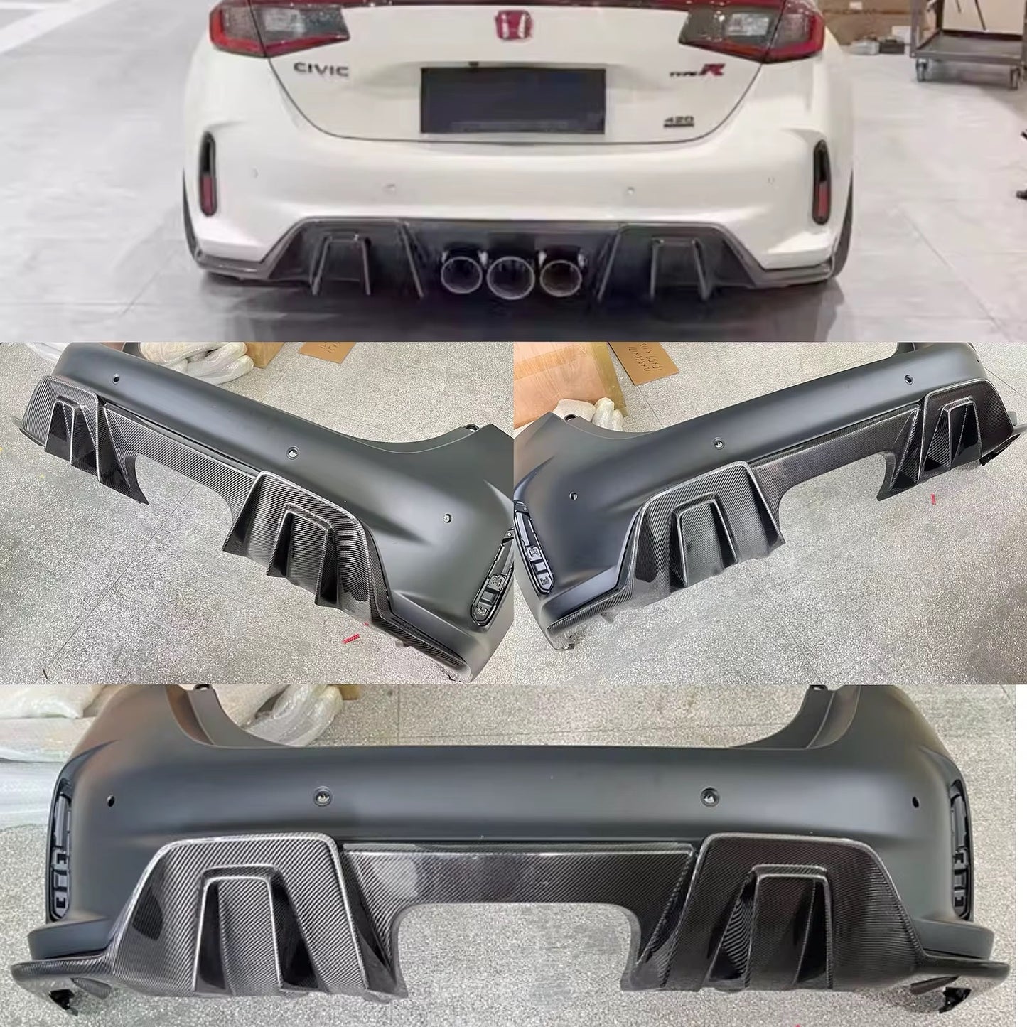 AGR CARBON DIFFUSER - 22+ TYPE R FL5