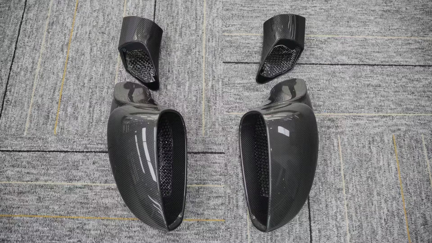 AGR CARBON MIRROR CAP - 458/488/F8