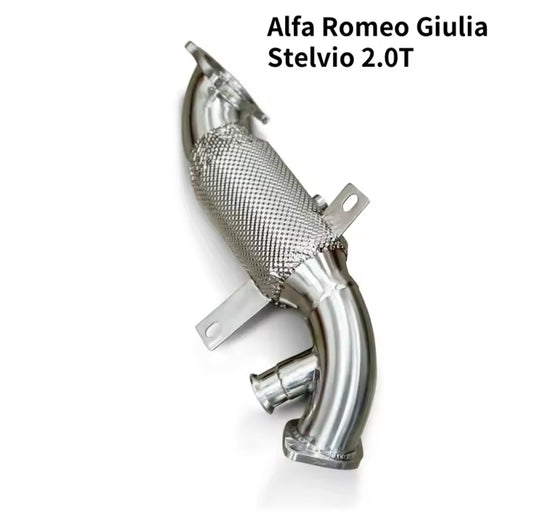 Alpha Romeo Giulia/Stelvio 2.0T 2017-2021 - CATLESS DOWNPIPE