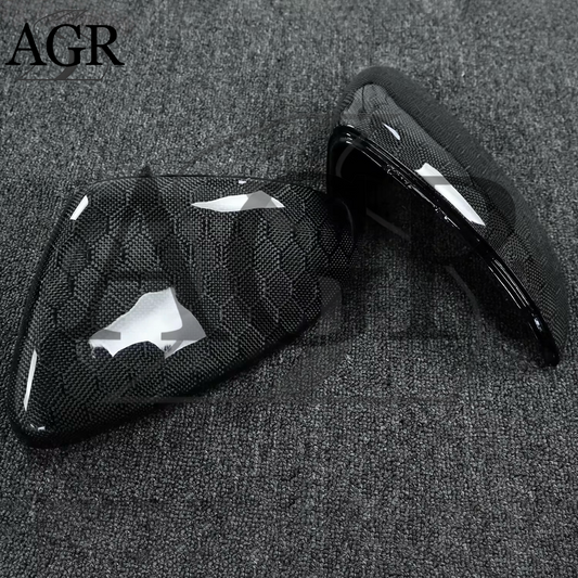 AGR HONEYCOMB CARBON MIRROR CAPS - MK7/7.5 GTI/R